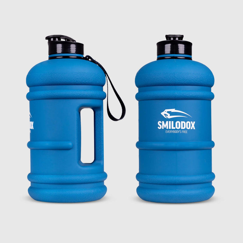 Smilodox Trinkflasche 2,2 Liter - Gym Bottle für Sport, Fitness